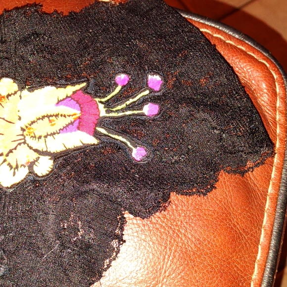 Julie G. S Black W/Floral Stitched Sequined&Beaded - Picture 4 of 6